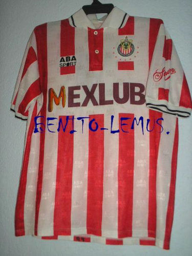 maillot de foot cd guadalajara domicile 1994-1995 pas cher