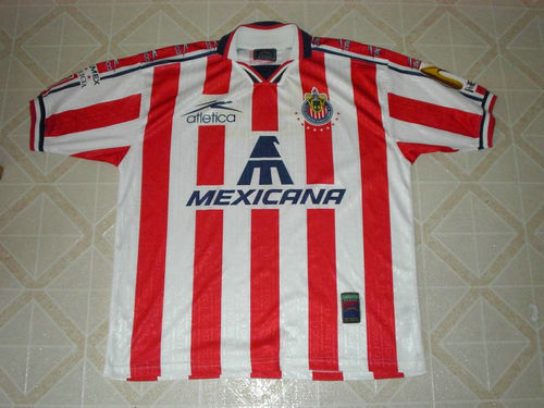 maillot de foot cd guadalajara domicile 1998 pas cher