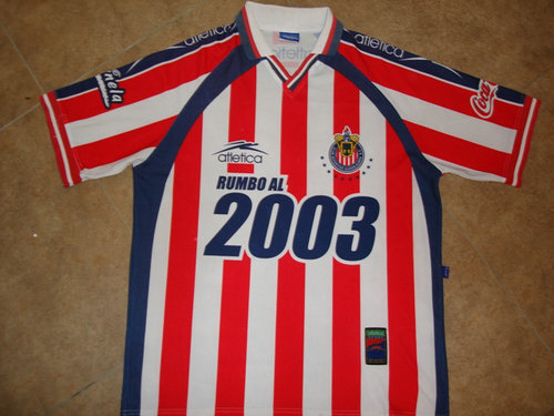 maillot de foot cd guadalajara particulier 2002-2003 pas cher