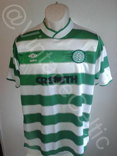 maillot de foot celtic glasgow domicile 1985-1987 rétro