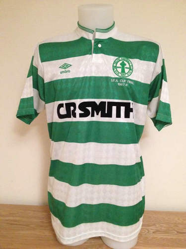 maillot de foot celtic glasgow domicile 1987-1989 rétro