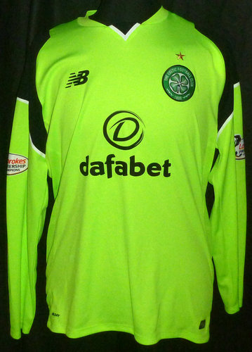 maillot de foot celtic glasgow gardien 2016-2017 rétro