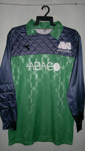 maillot de foot cf monterrey gardien 1990-1991 rétro