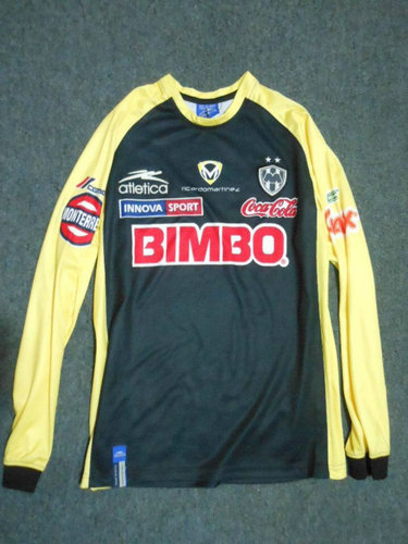 maillot de foot cf monterrey gardien 2003-2004 rétro