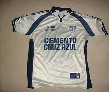 maillot de foot cf pachuca domicile 1995 rétro