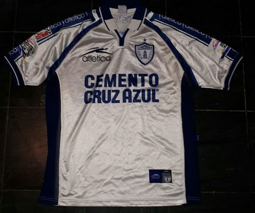 maillot de foot cf pachuca exterieur 1999 rétro