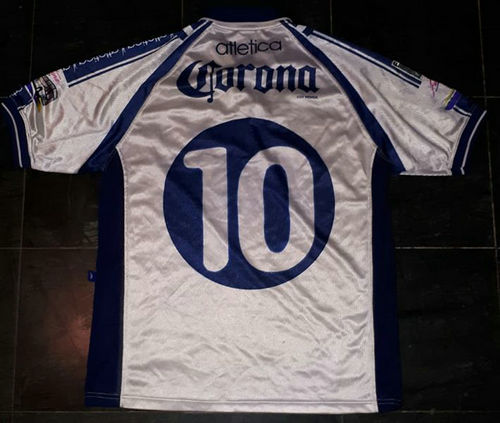 maillot de foot cf pachuca exterieur 1999 rétro