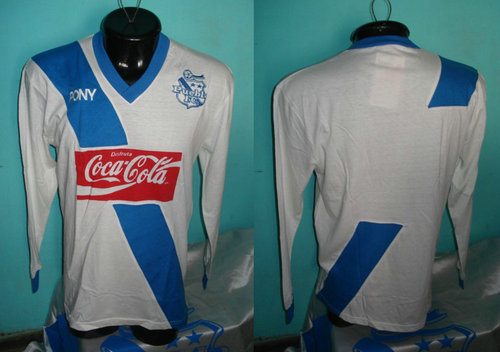 maillot de foot cf puebla domicile 1992-1993 rétro