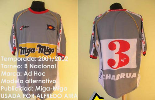 maillot de foot chacarita juniors exterieur 2001-2002 pas cher