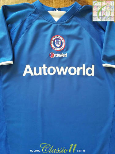 maillot de foot chesterfield fc domicile 2004-2005 pas cher