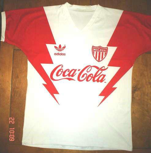 maillot de foot club necaxa domicile 1993-1994 rétro