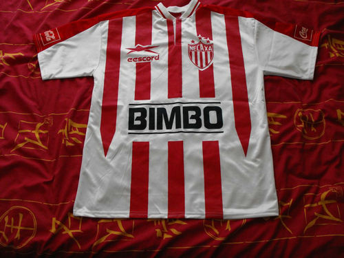 maillot de foot club necaxa domicile 2001 rétro