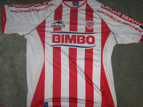 maillot de foot club necaxa domicile 2004 rétro