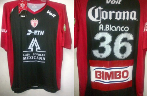 maillot de foot club necaxa gardien 2009-2010 rétro