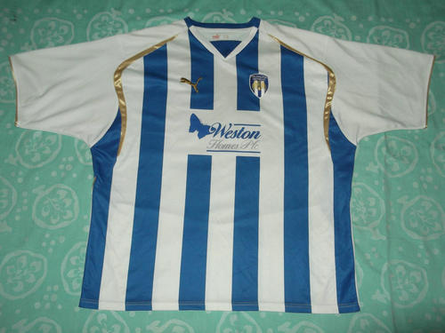 maillot de foot colchester united domicile 2008-2010 rétro