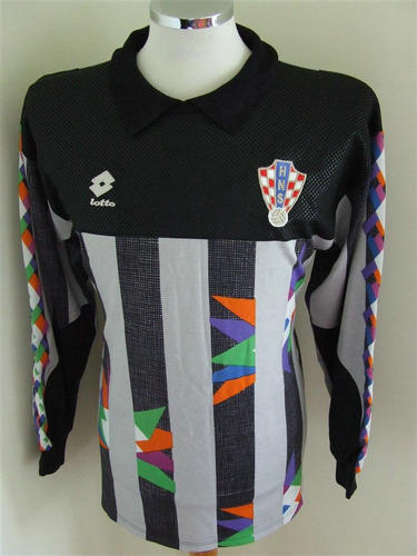 maillot de foot croatie gardien 1996 rétro