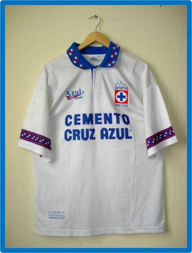 maillot de foot cruz azul exterieur 1995-1996 rétro