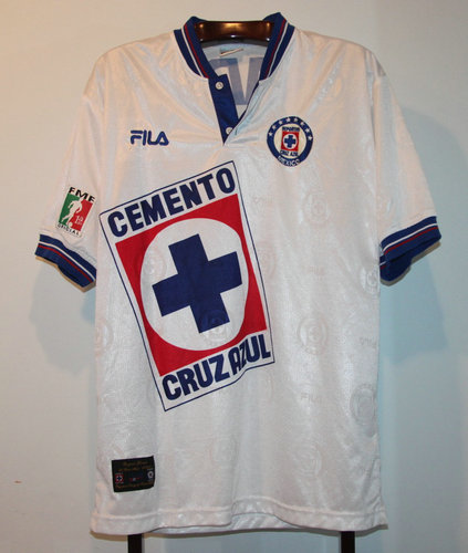 maillot de foot cruz azul exterieur 1997-1998 rétro