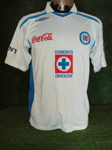 maillot de foot cruz azul exterieur 2007 rétro