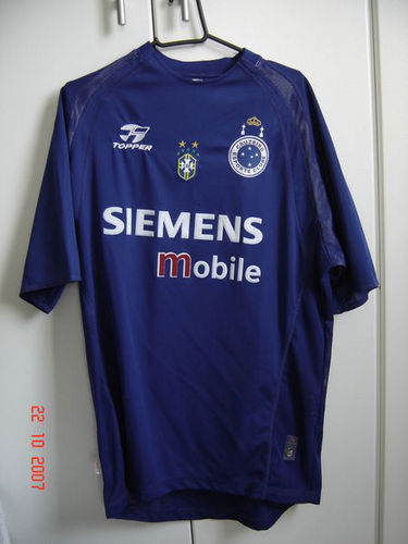 maillot de foot cruzeiro ec domicile 2004 pas cher