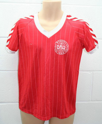 maillot de foot danemark domicile 1983-1984 rétro