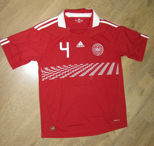 maillot de foot danemark domicile 2010-2011 rétro