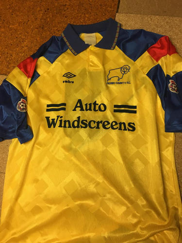 maillot de foot derby county fc exterieur 1992-1993 pas cher