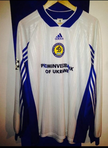 maillot de foot dynamo kiev particulier 1998 rétro