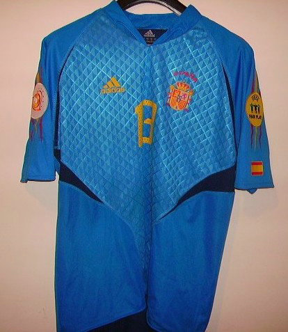 maillot de foot espagne gardien 2004-2006 rétro