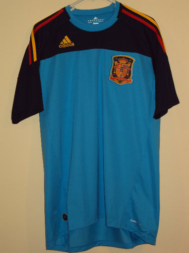 maillot de foot espagne gardien 2010-2012 rétro