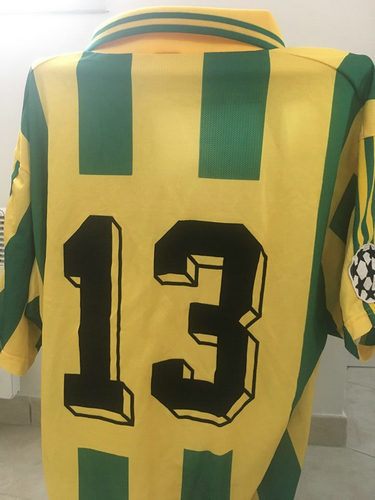 maillot de foot fc nantes réplique 1995-1996 rétro