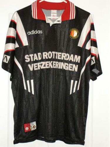 maillot de foot feyenoord exterieur 1996-1997 rétro