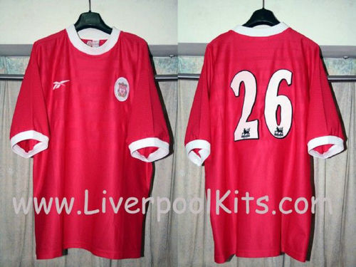 maillot de foot liverpool fc particulier 1998-2000 rétro