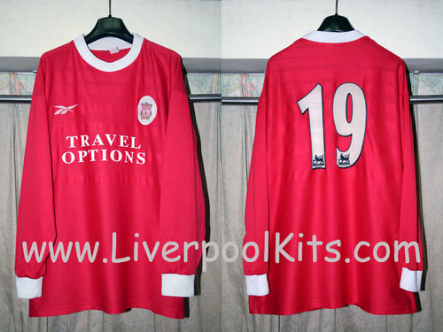 maillot de foot liverpool fc particulier 1999-2000 rétro