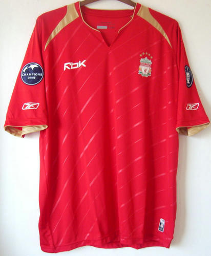 maillot de foot liverpool fc réplique 2005-2006 rétro