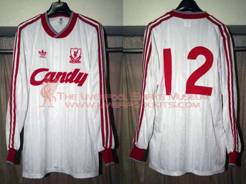 maillot de foot liverpool fc third 1988-1989 rétro