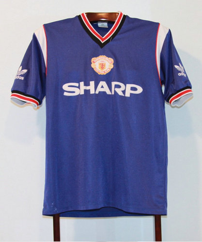 maillot de foot manchester united third 1984-1986 rétro