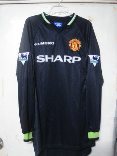 maillot de foot manchester united third 1998-1999 pas cher