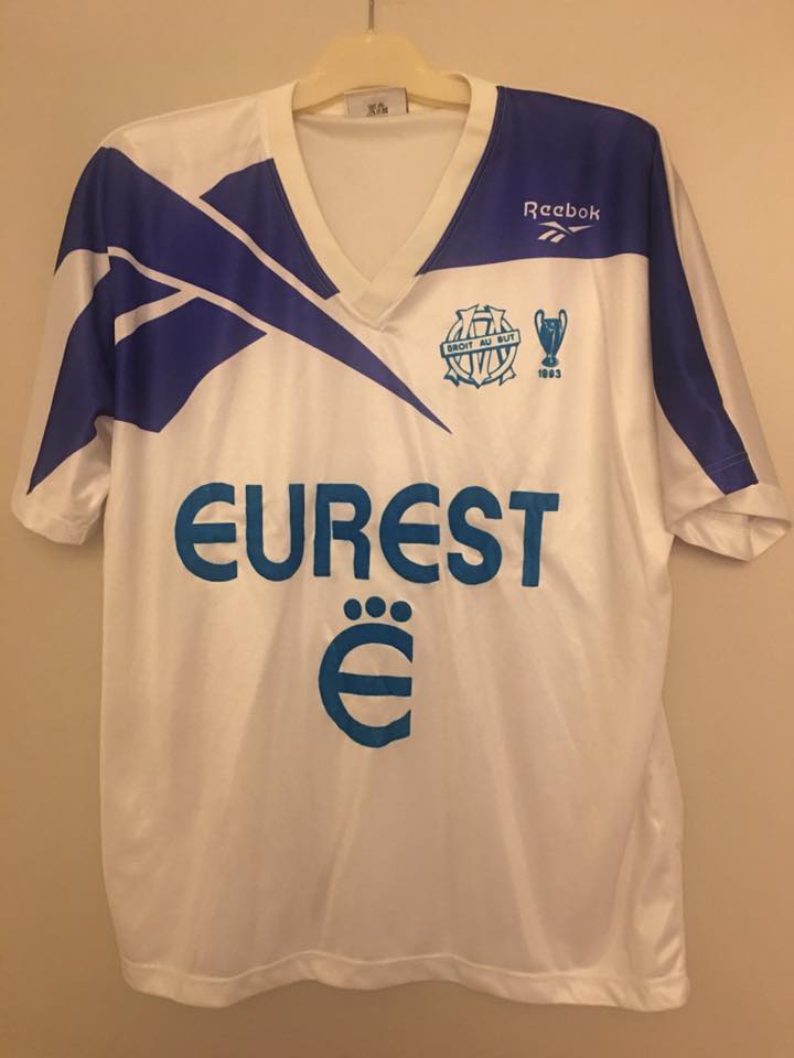 maillot de foot om réplique 1994-1995 rétro