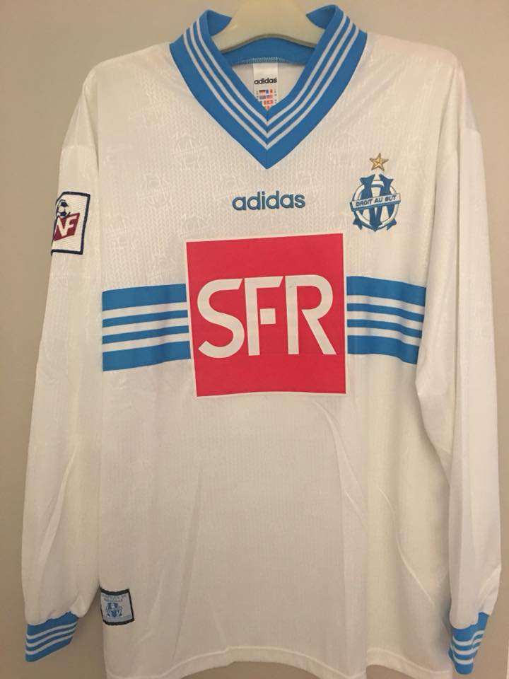 maillot de foot om réplique 1996-1998 rétro