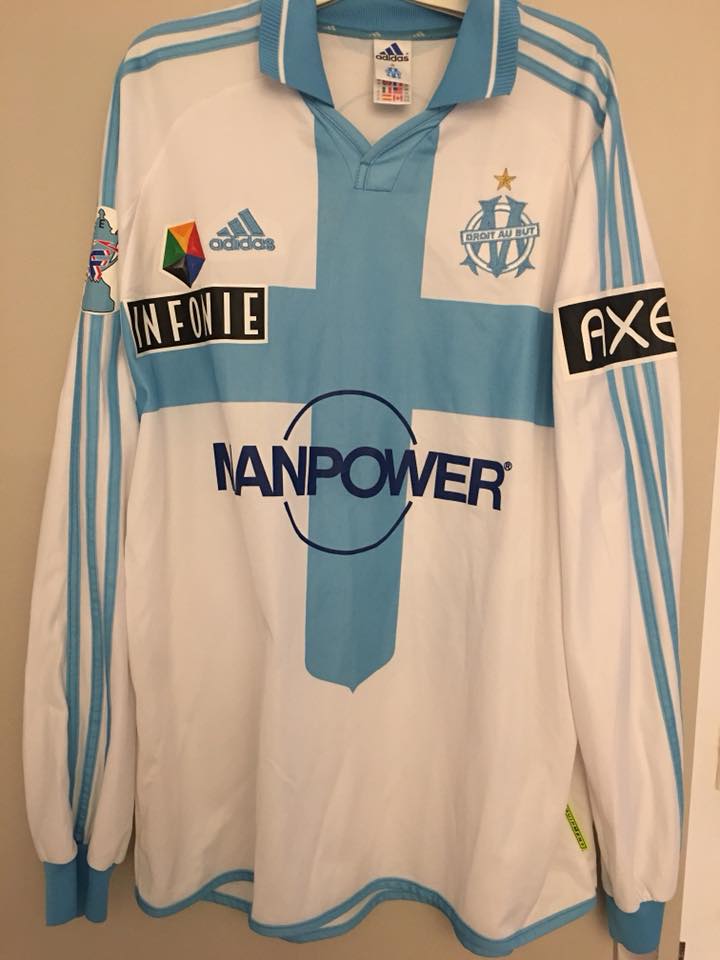 maillot de foot om réplique 2000-2001 rétro