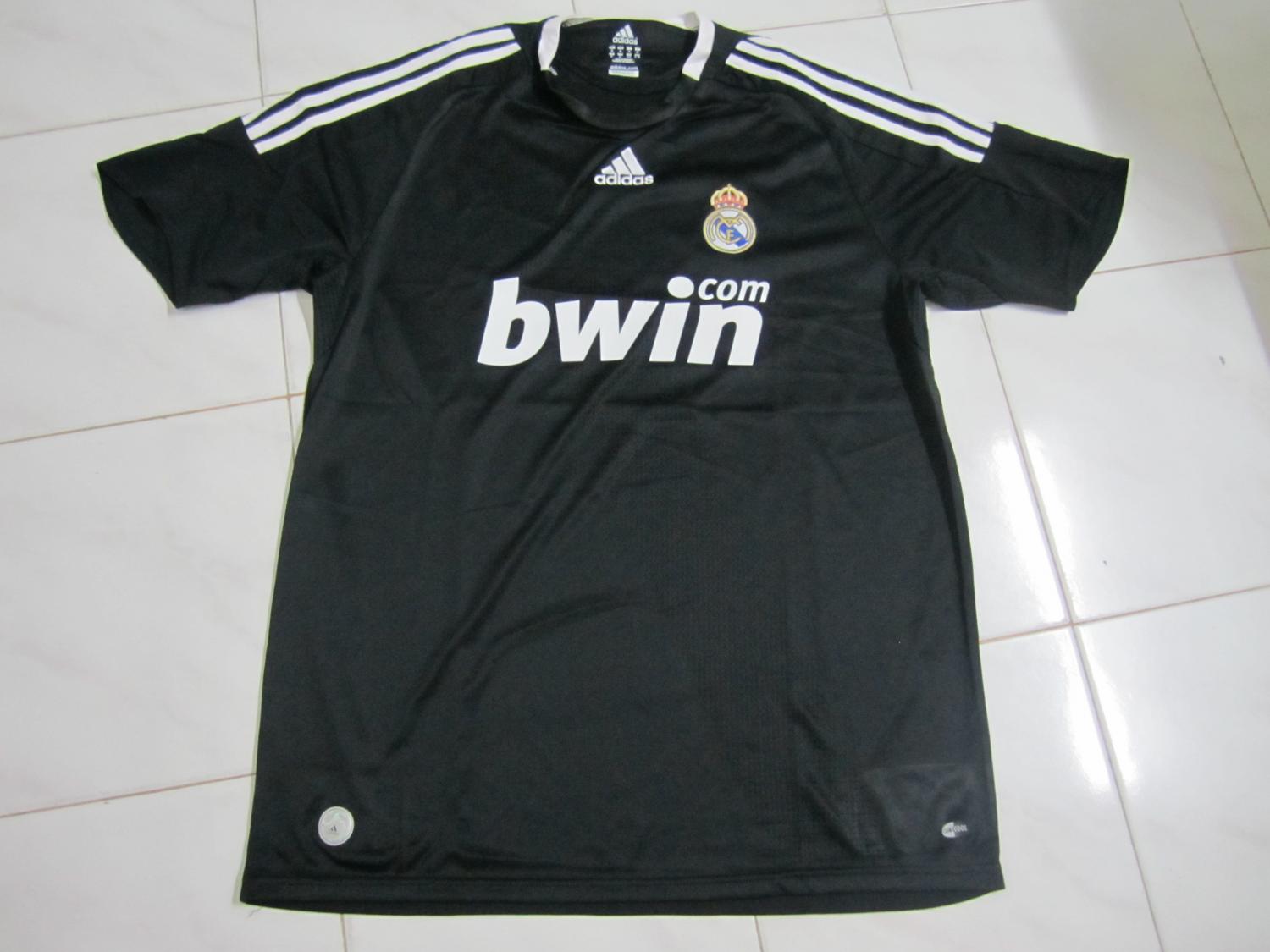 maillot de foot real madrid third 2008-2009 rétro