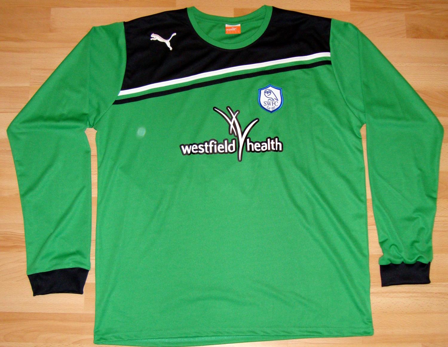 maillot de foot sheffield wednesday gardien 2011-2012 rétro