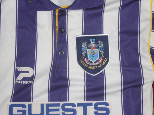 maillot de foot west brom domicile 1995-1996 rétro