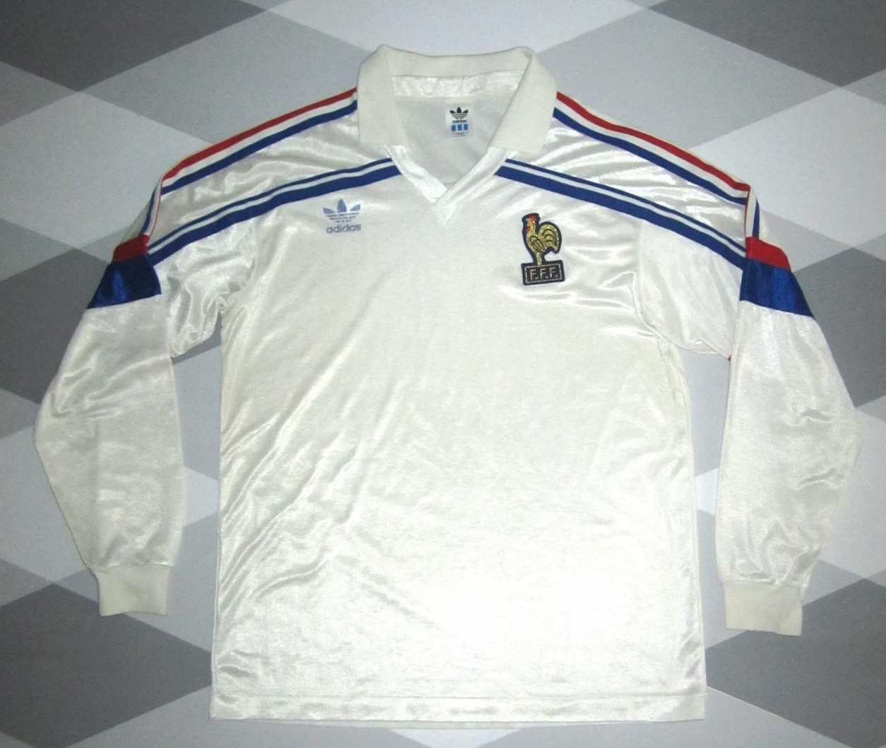 maillot de france exterieur 1985-1988 rétro