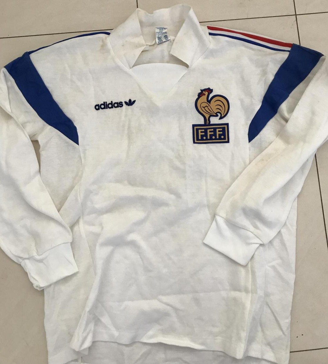 maillot de france exterieur 1989-1990 rétro