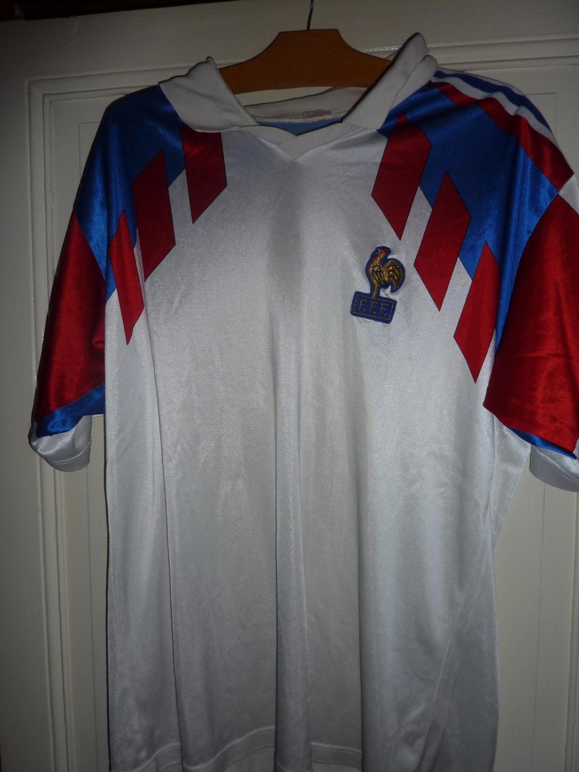 maillot de france exterieur 1990-1992 rétro