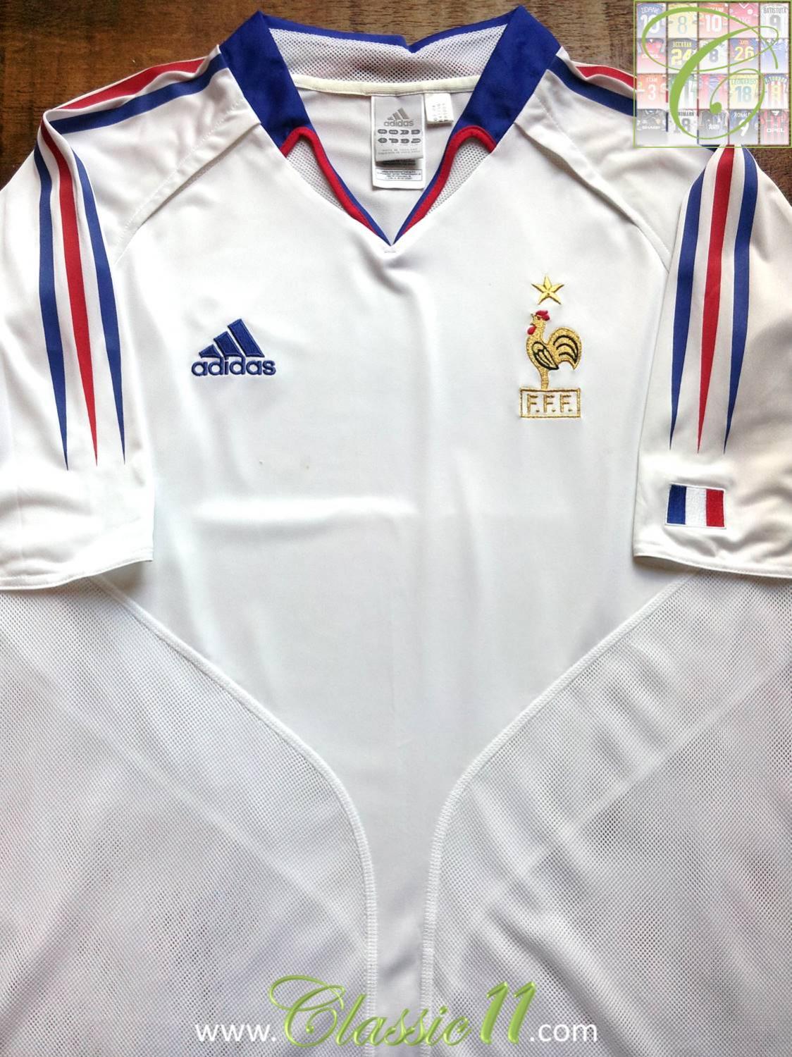 maillot de france exterieur 2004-2006 pas cher