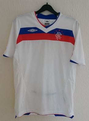 maillot de glasgow rangers exterieur 2008-2009 rétro