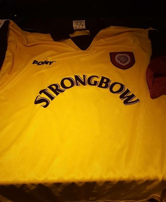 maillot de hearts exterieur 1996-1997 pas cher